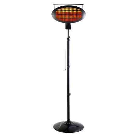 Optimus Garage-Outdoor Floor Standing Infrared Patio Heater with Remote