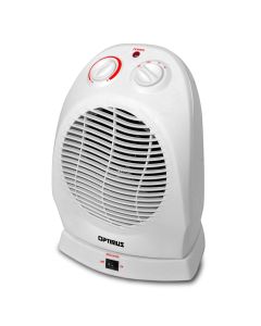 Optimus Portable Oscillating Fan Heater with Thermostat