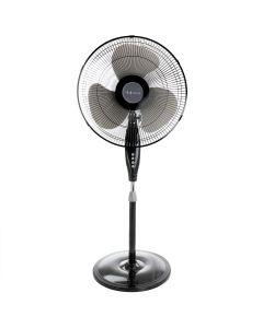 Holmes Oscillating 16 Inch Blade Stand Fan with Metal Grill in Black